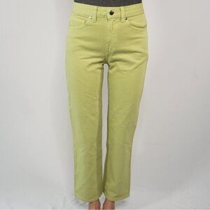 NEED SUPPLY Green Straight Leg Ankle Jeans